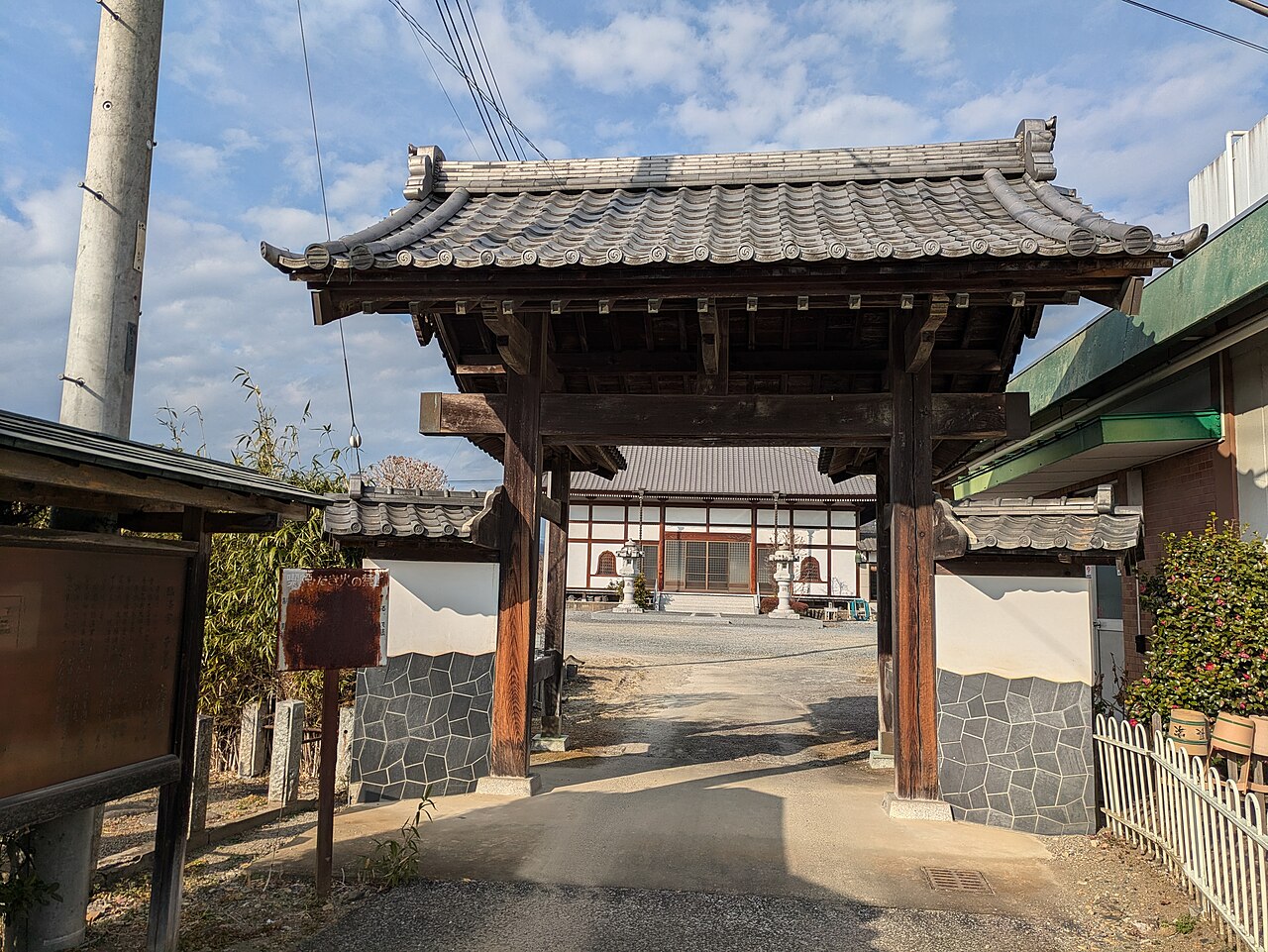 Kotokuji temple main gate in Ashikaga