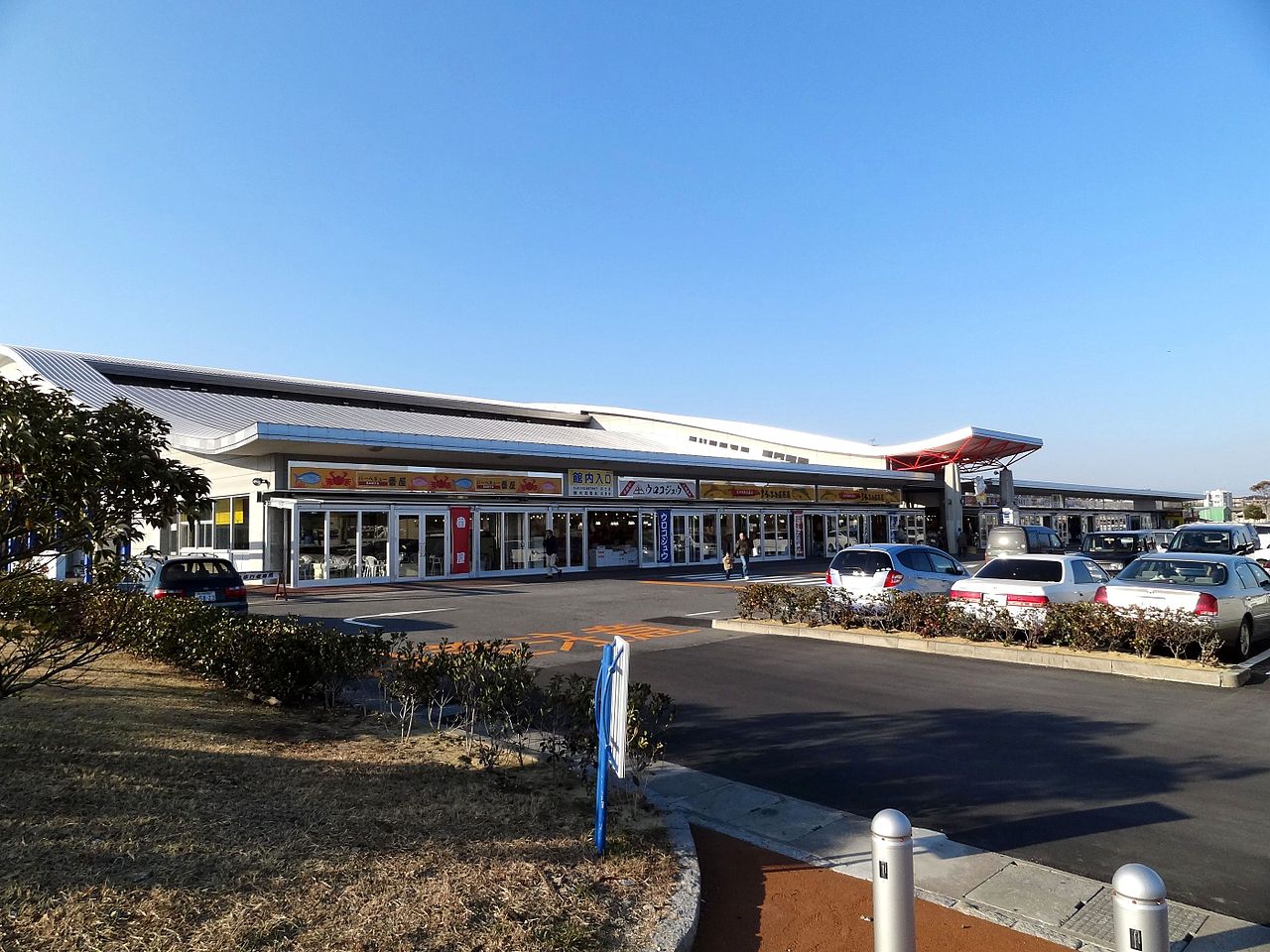 Iwaki La La Mew complex from Onahama Aquamarine Park