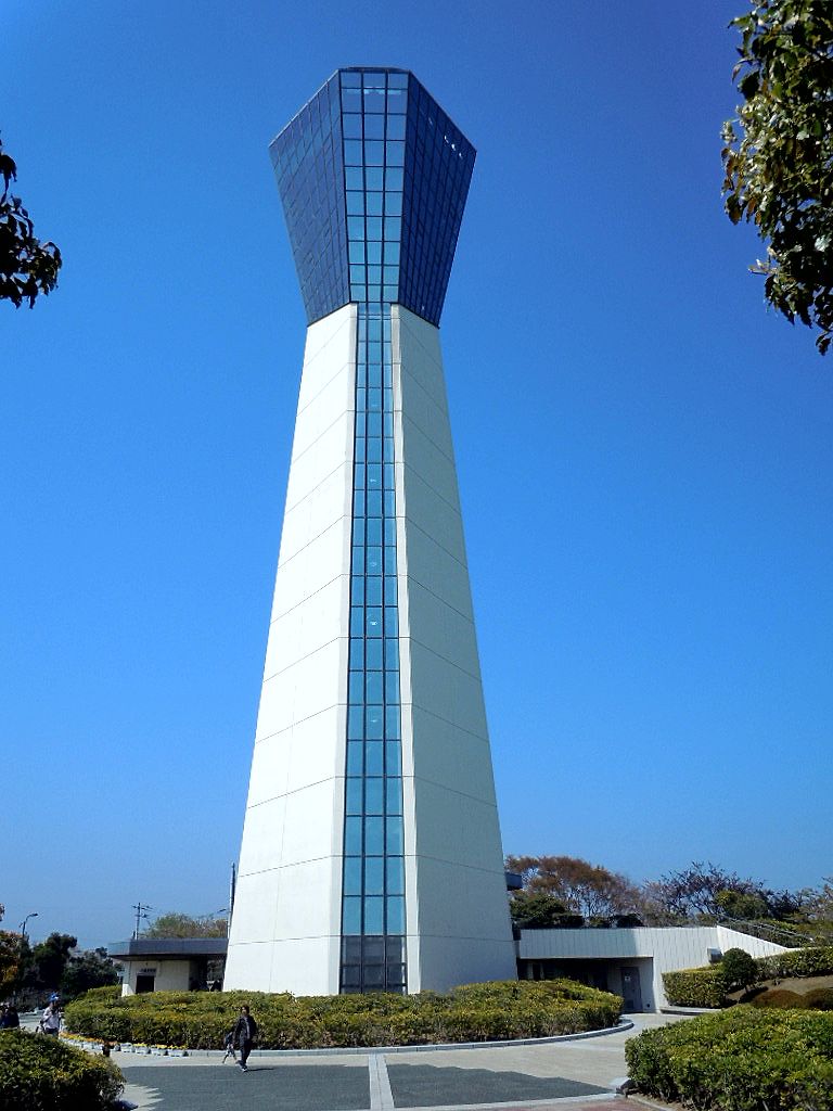 Iwaki Marine Tower observation deck at Misaki Park