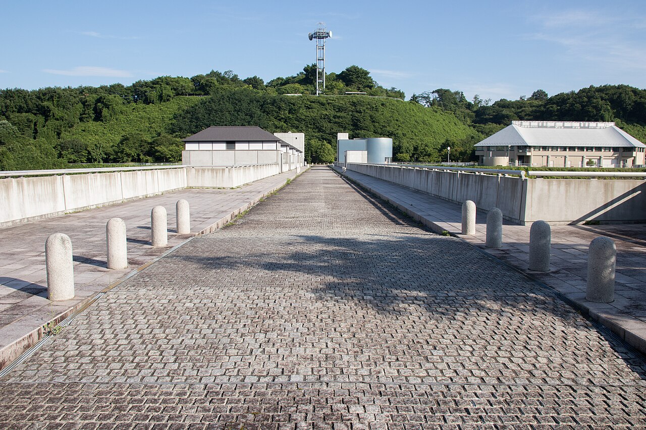 Miharu Dam and Lake Sakura reservoir