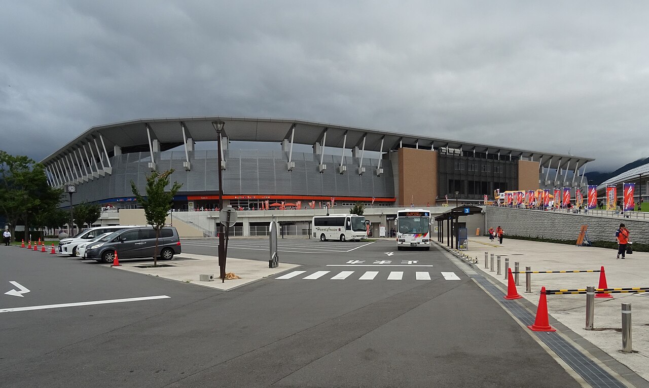 Nagano U Stadium football ground at Minami-Nagano Sports Park