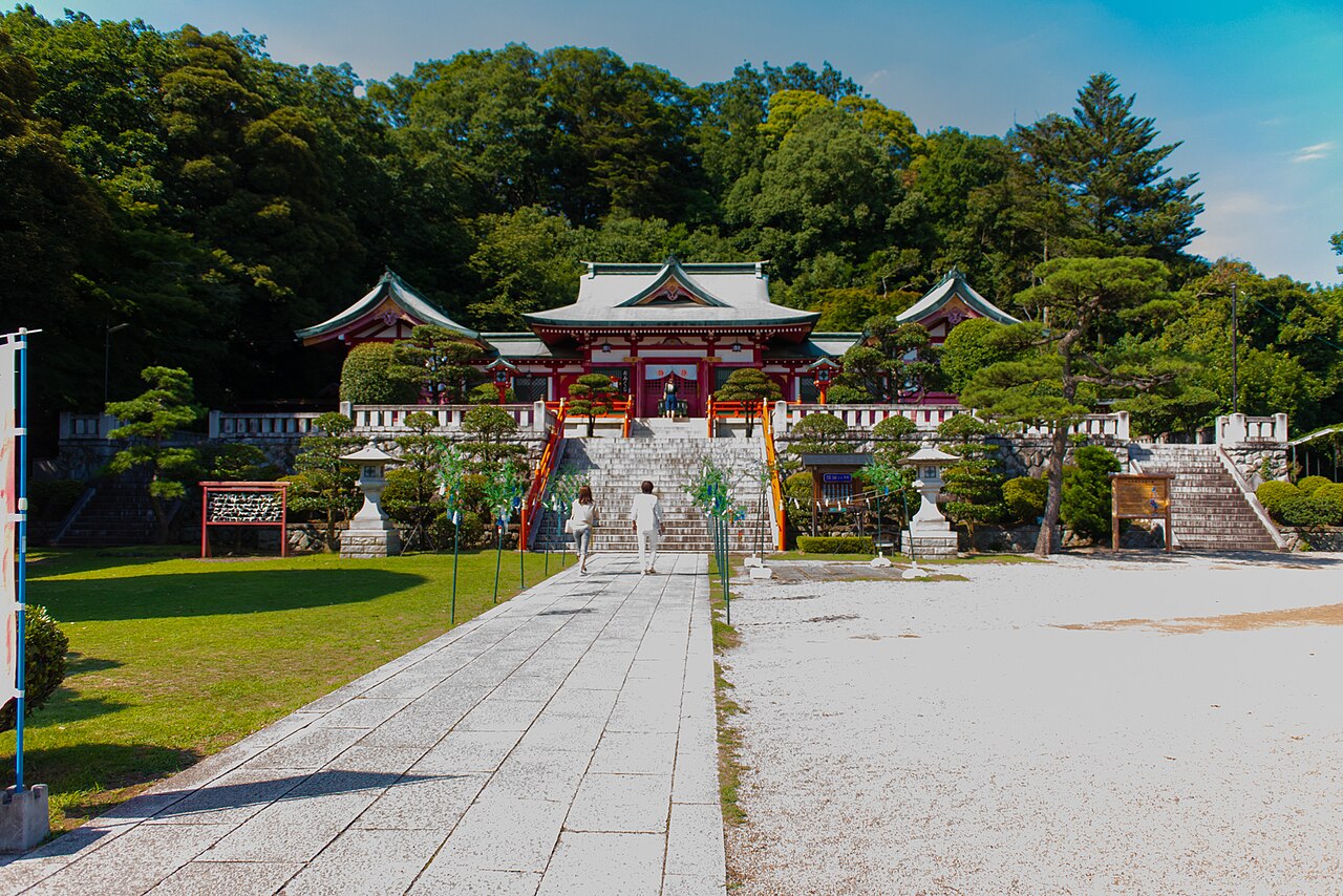 Orihime Shrine main hall Ashikaga Tochigi