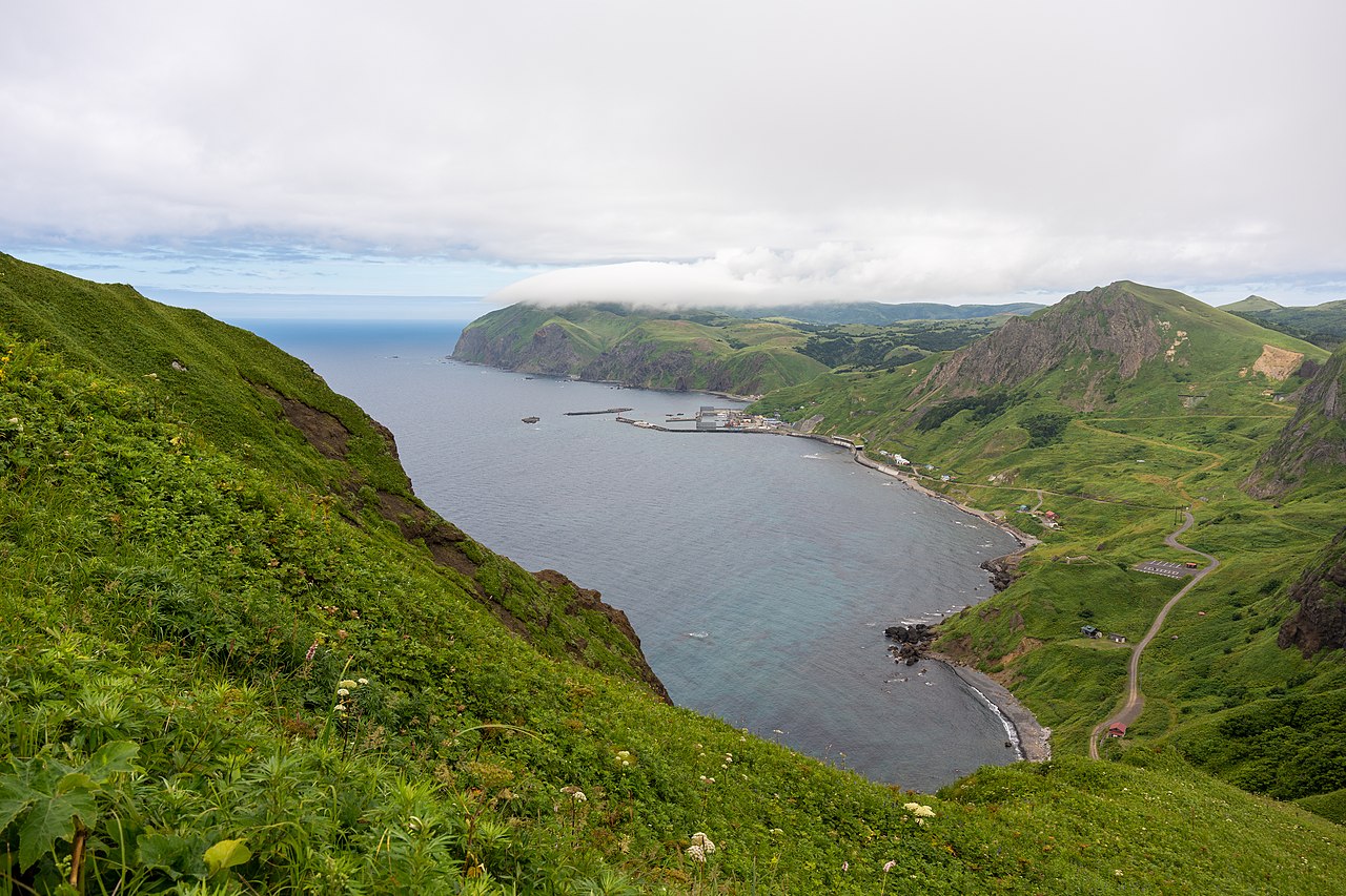 Rebun Island cliffs and rocky coastline