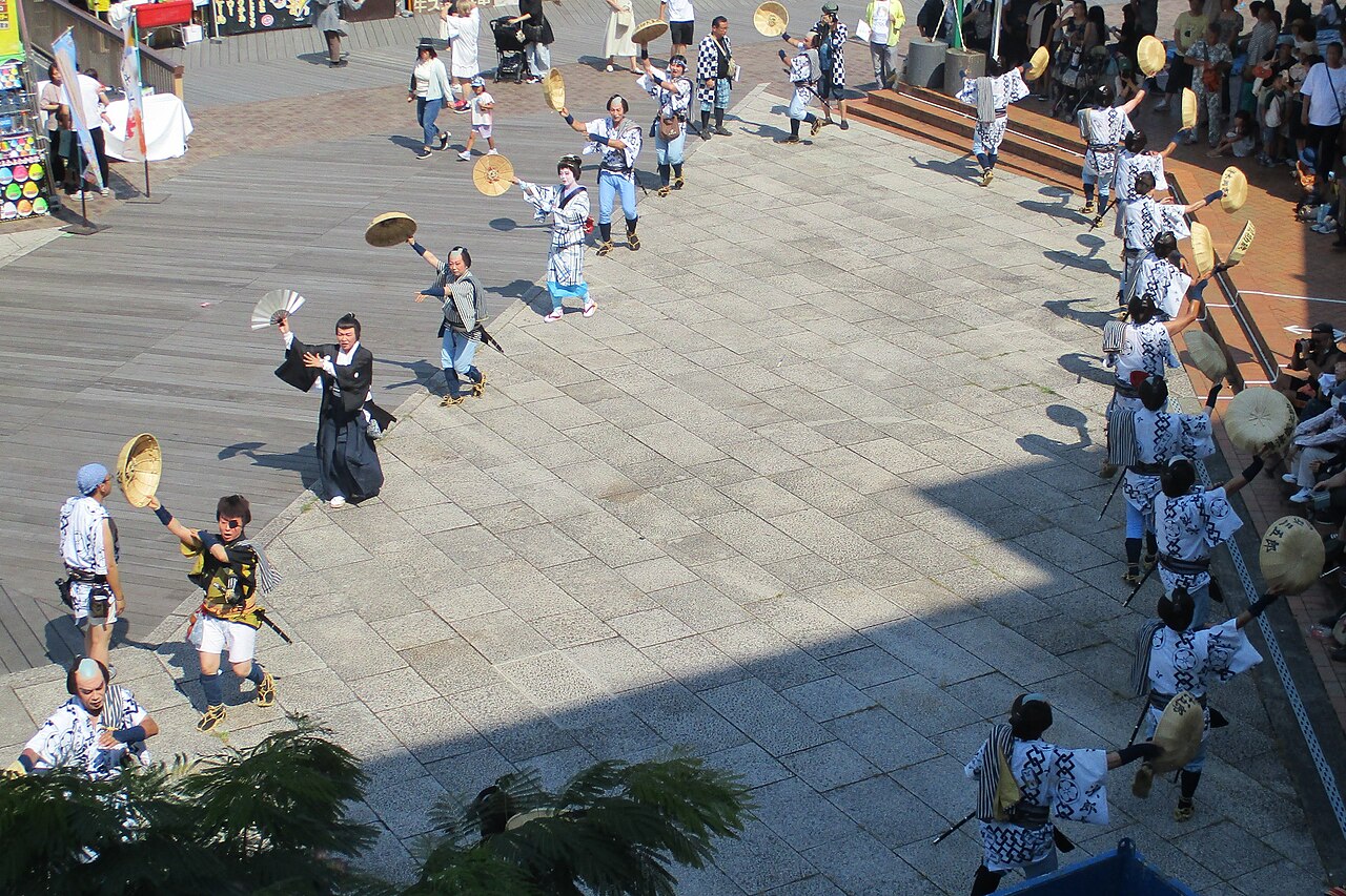 Shimizu Minato Matsuri Jirocho procession through Shizuoka