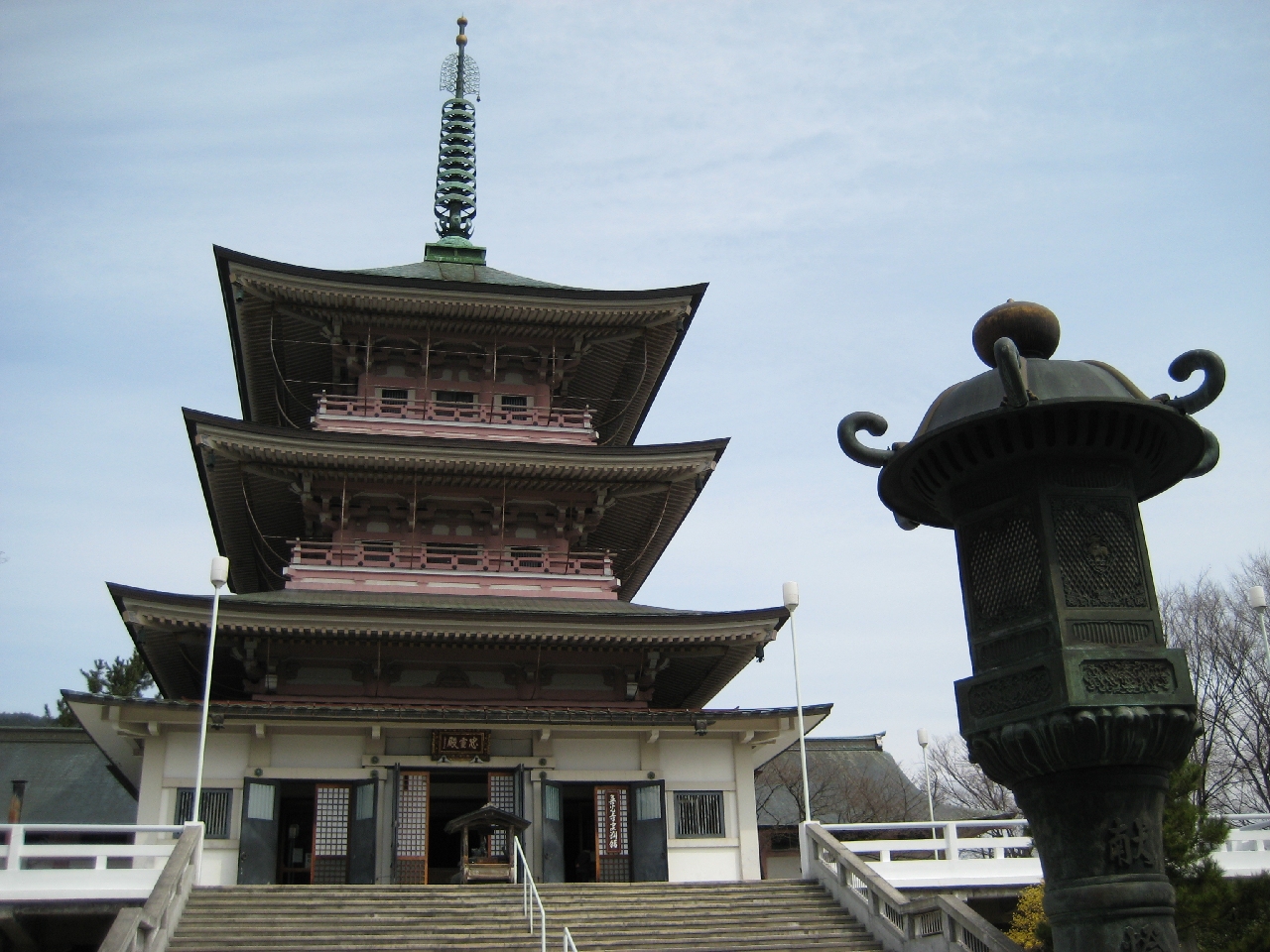 Chureiden pagoda at Zenkoji temple Nagano